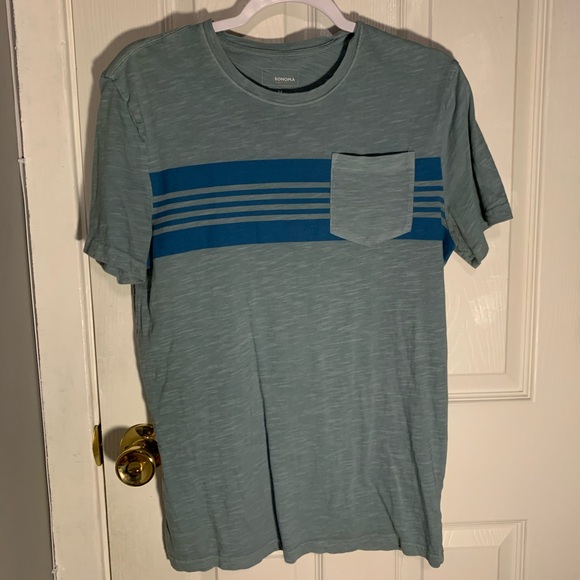Sonoma Blue Short Sleeve Shirt Medium Size - Picture 1 of 2